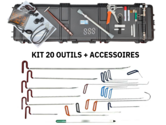 KIT DÉBOSSELAGE SANS PEINTURE PROFESSIONNEL 20 OUTILS - PK20