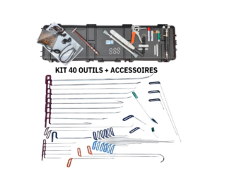 KIT DÉBOSSELAGE SANS PEINTURE PROFESSIONNEL      40 OUTILS - PK40
